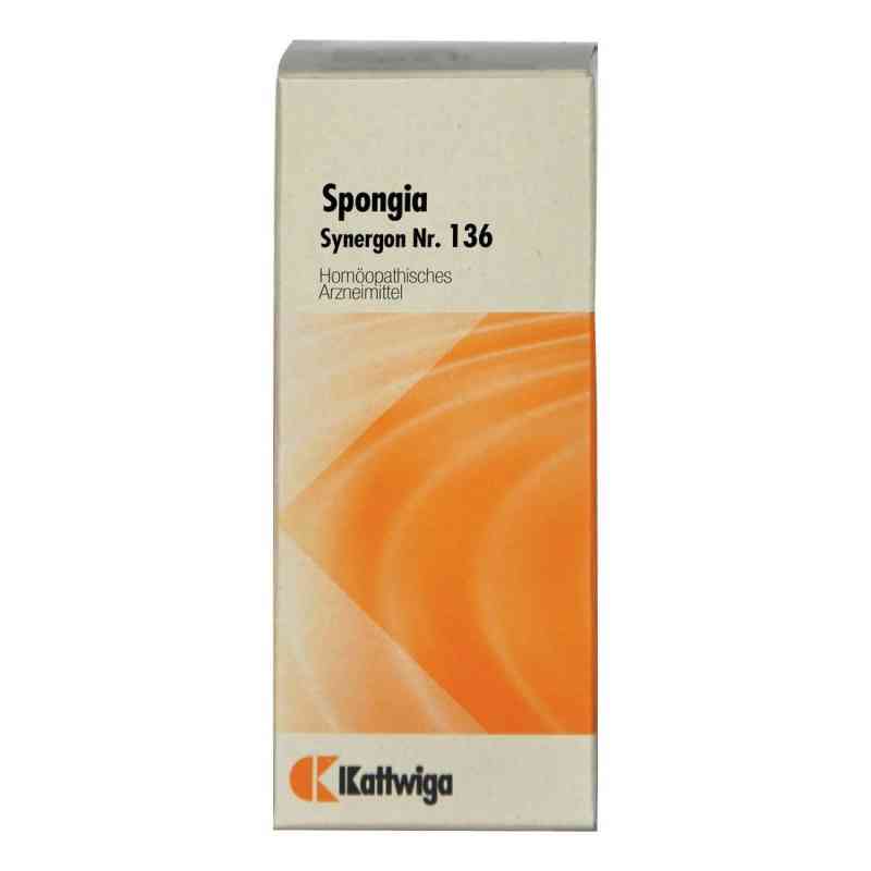 Synergon 136 Spongia Tropfen 20 ml von Kattwiga Arzneimittel GmbH PZN 00998932