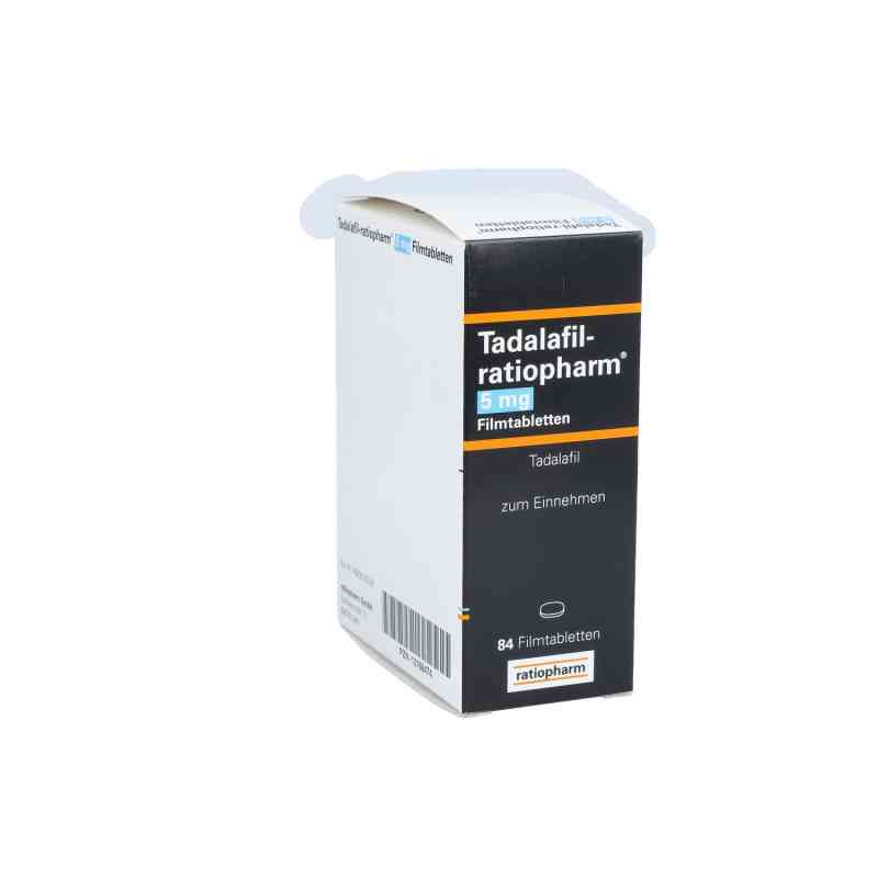 Tadalafil ratiopharm 5 mg Filmtabletten 84 stk von ratiopharm GmbH PZN 13168474