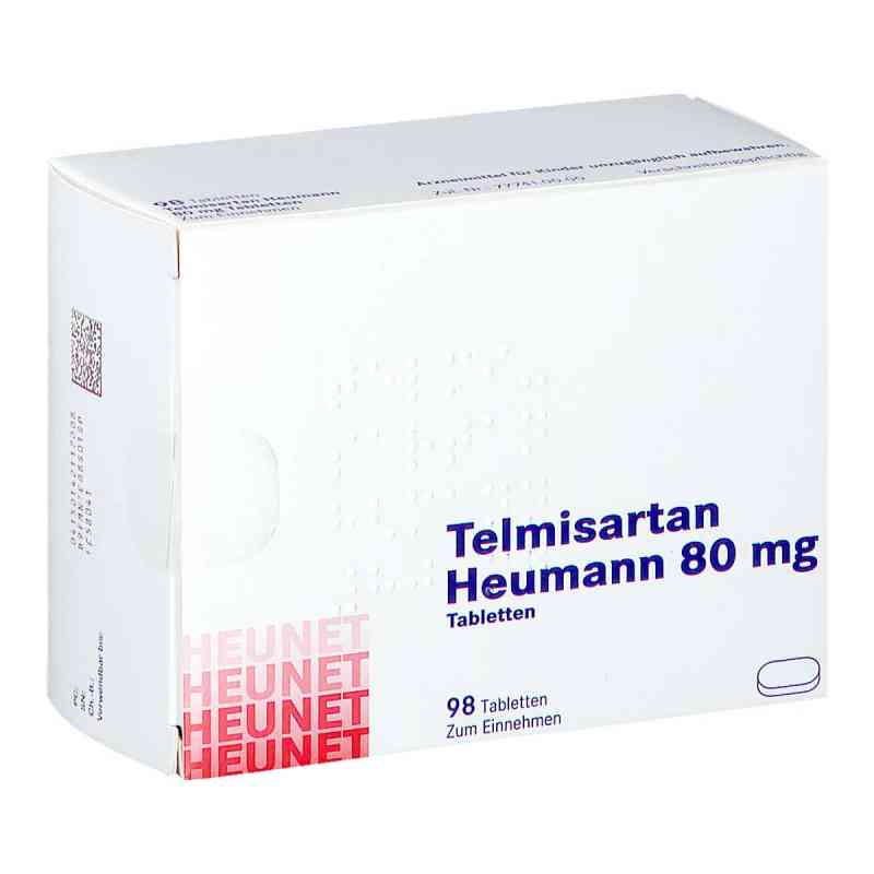 Telmisartan Heumann 80 mg Tabletten Heunet 98 stk von Heunet Pharma GmbH PZN 14211700