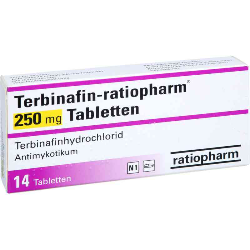 Terbinafin-ratiopharm 250mg 14 stk von ratiopharm GmbH PZN 01024675