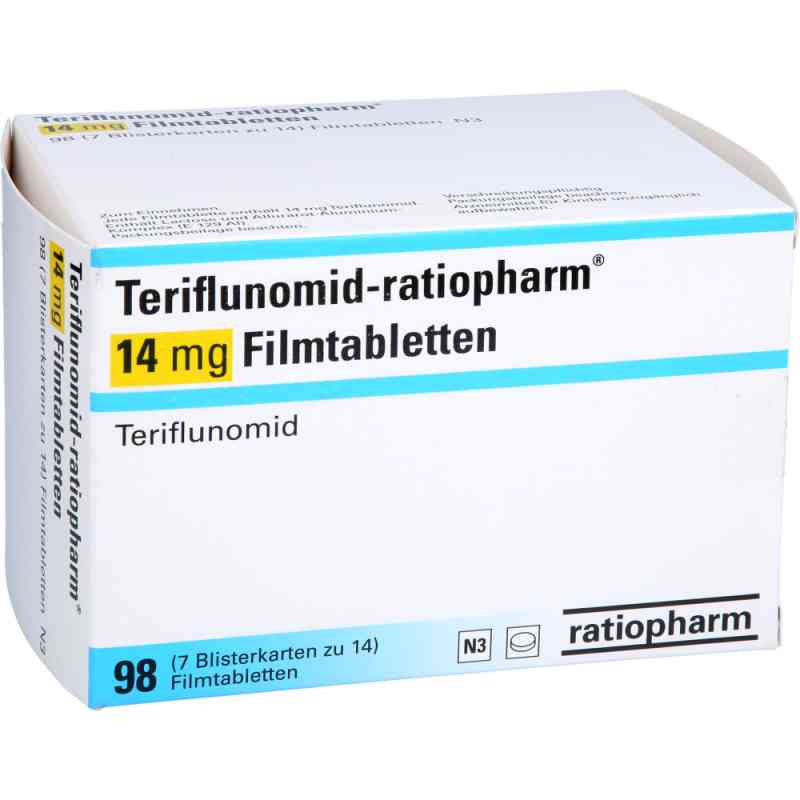 Teriflunomid-ratiopharm 14 Mg Filmtabletten 98 stk von ratiopharm GmbH PZN 18497194