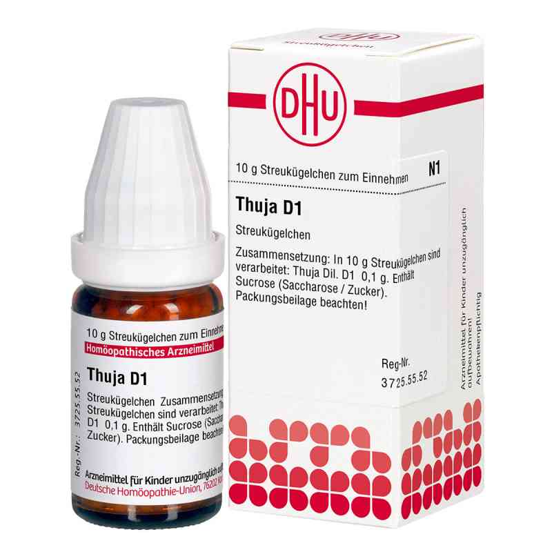 Thuja D1 Globuli 10 g von DHU-Arzneimittel GmbH & Co. KG PZN 07182205