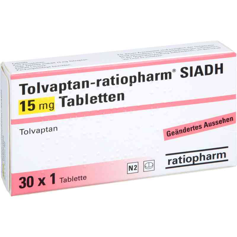 Tolvaptan-ratiopharm Siadh 15 Mg Tabletten 30 stk von ratiopharm GmbH PZN 16085323