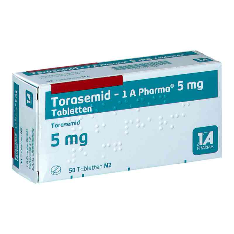 Torasemid-1A Pharma 5mg 50 stk von 1 A Pharma GmbH PZN 00773920