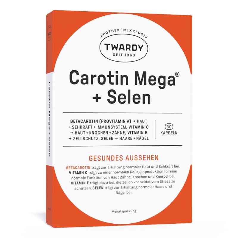 Twardy Carotin Mega + Selen Kapseln 60 stk von Astrid Twardy GmbH PZN 19831399