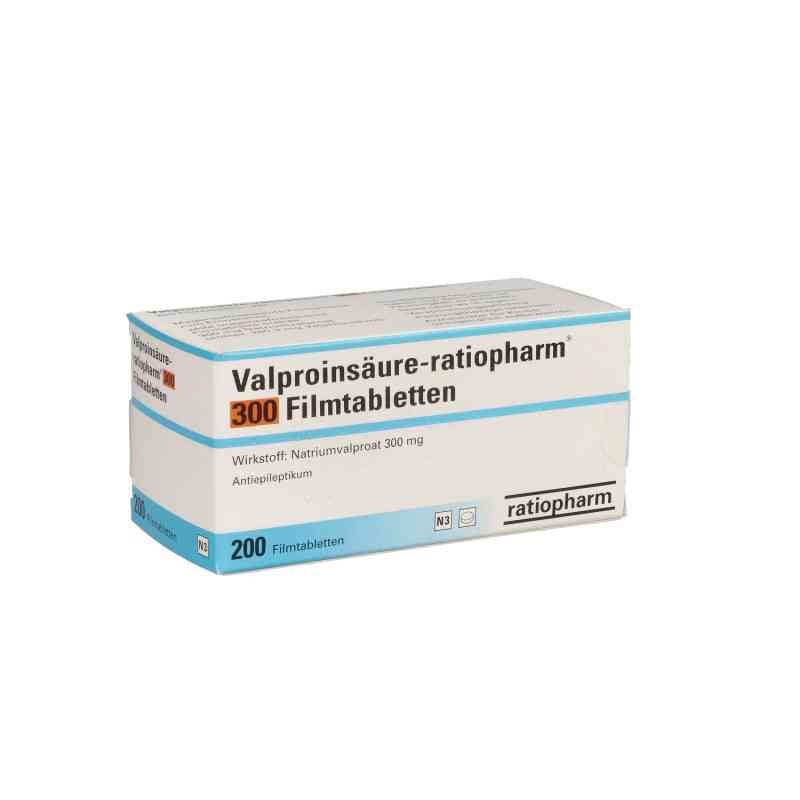 Valproinsäure-ratiopharm 300mg Filmtabletten 200 stk von ratiopharm GmbH PZN 07260709