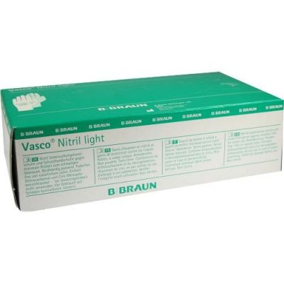 Vasco Nitril light Untersuchungshandschuhe Größe s 100 stk von B. Braun Melsungen AG PZN 06810409