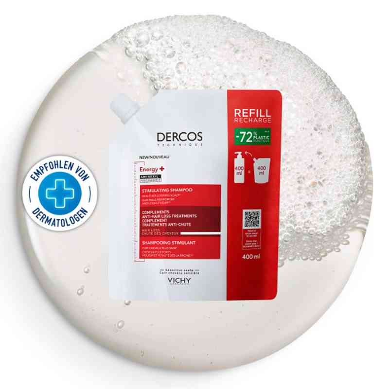 VICHY Dercos Vital Anti-Haarverlust Shampoo Nachfüllpack 390 ml von L'Oreal Deutschland GmbH Geschäftsbereich VICHY PZN 19668545