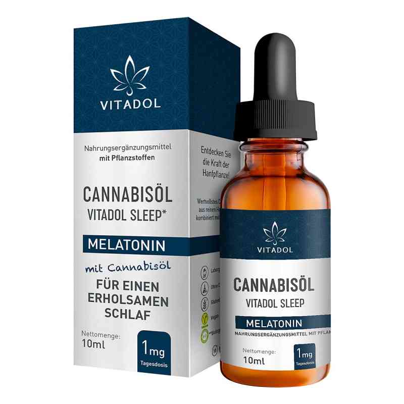 Vitadol Sleep Melatonin Cannabisöl 10 ml von Endower GmbH PZN 17944780
