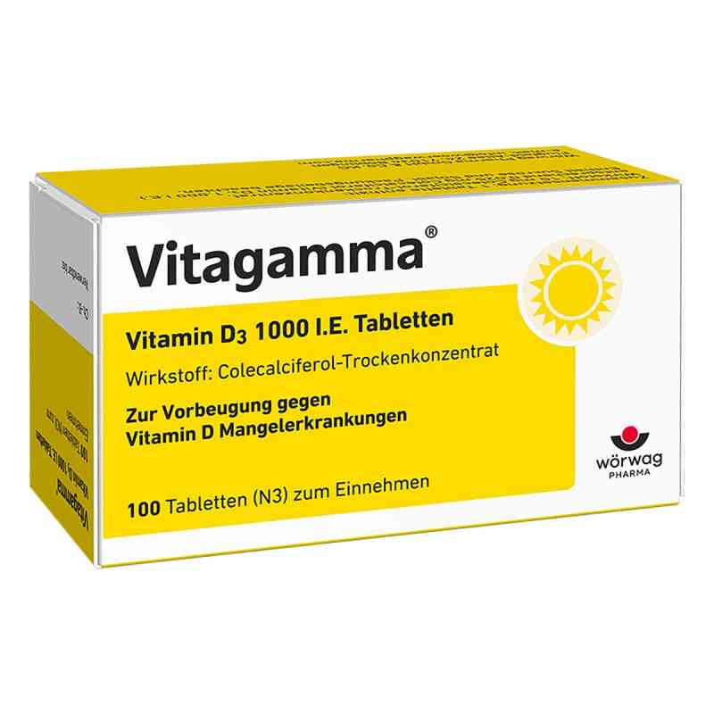Vitagamma Vitamin D3 1000 I.e.tabletten 100 stk von Wörwag Pharma GmbH & Co. KG PZN 01486045