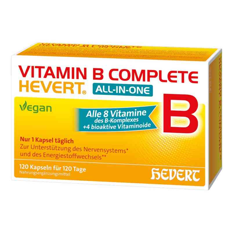 Vitamin B Complete Hevert All-in-one Kapseln 120 stk von Hevert-Arzneimittel GmbH & Co. KG PZN 19214755