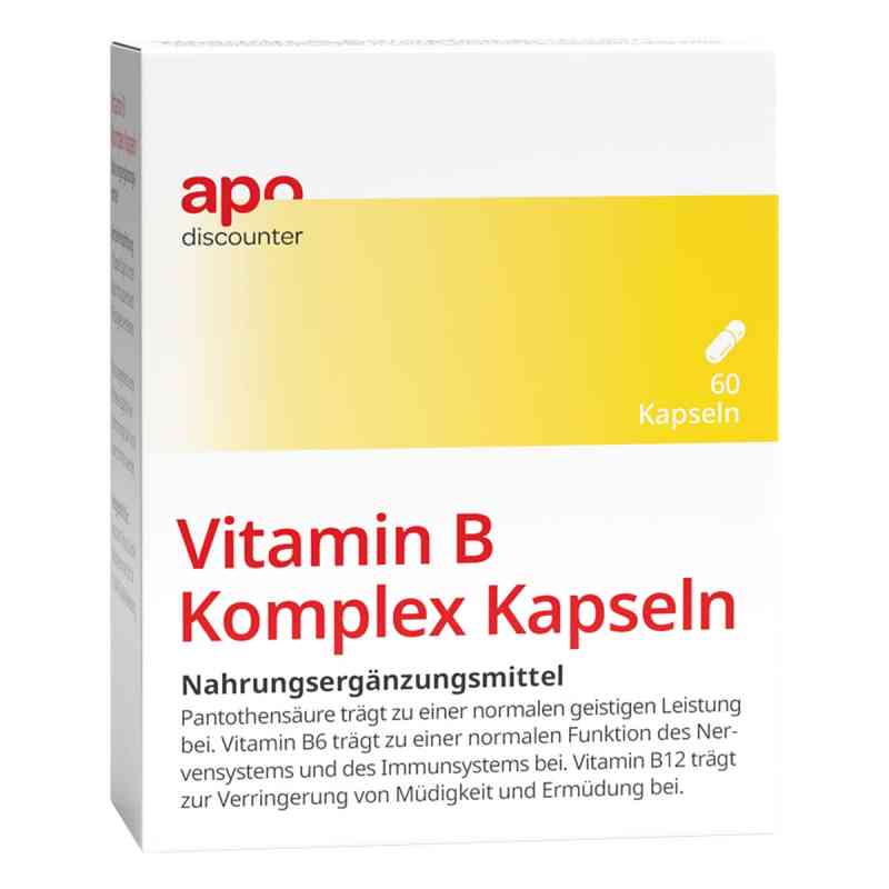 Vitamin B Komplex Kapseln von apodiscounter 60 stk von apo.com Group GmbH PZN 16498752