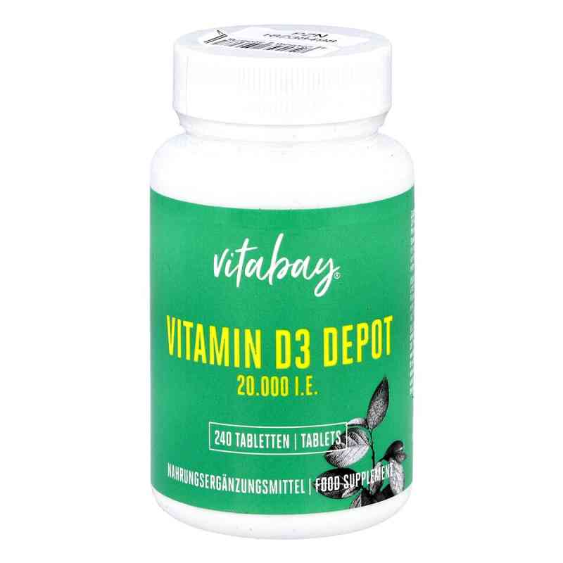 Vitamin D3 Depot 20.000 I.E. Cholecalciferol Tabletten 240 stk von Vitabay CV PZN 18238498