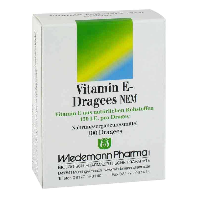 Vitamin E Dragees Nem 100 stk von Wiedemann Pharma GmbH PZN 01840601