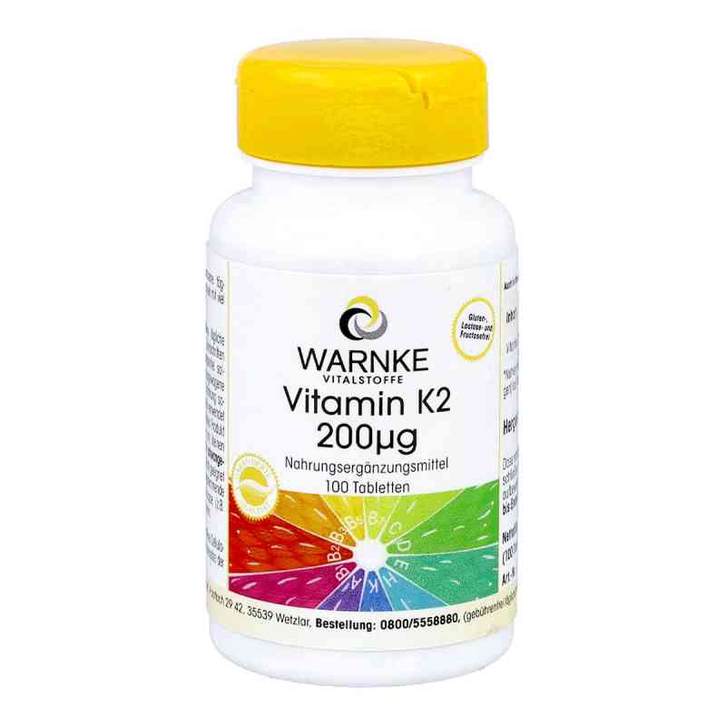 Vitamin K2 200 [my]g Tabletten 100 stk von Warnke Vitalstoffe GmbH PZN 13433829
