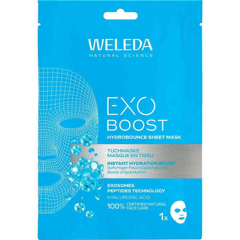 Weleda Exo Boost Hydrobounce Tuchmaske 20 ml von WELEDA AG PZN 20105876