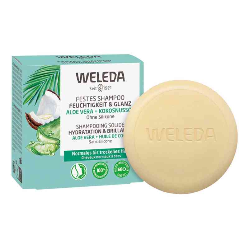 Weleda Festes Shampoo Feuchtigkeit & Glanz 50 g von WELEDA AG PZN 18854234