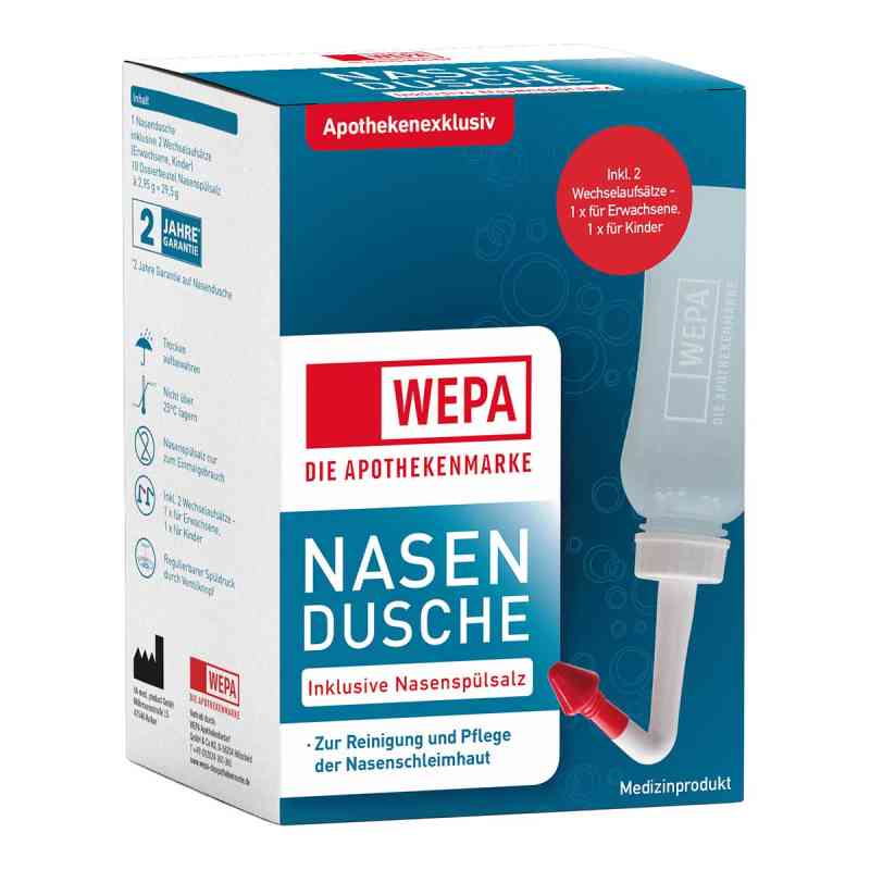 Wepa Nasenspülkanne mit 10x2,95 g Nasenspülsalz 1 Pck von WEPA Apothekenbedarf GmbH & Co K PZN 13712357