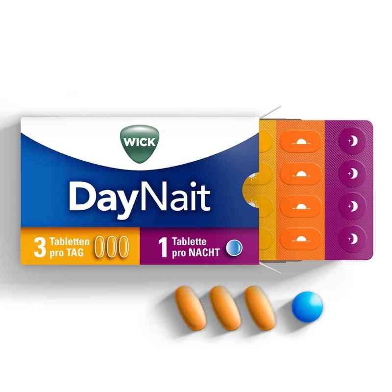 Wick Daynait Filmtabletten 16 stk von WICK Pharma - Zweigniederlassung der Procter & Gam PZN 14202428