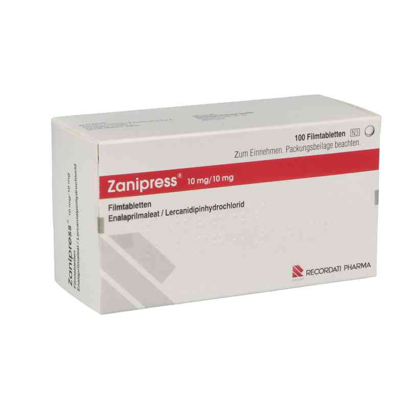 Zanipress 10 mg/10 mg Filmtabletten 100 stk von Recordati Pharma GmbH PZN 00469990