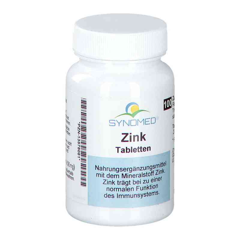 Zink Tabletten 100 stk von Synomed GmbH PZN 13878081