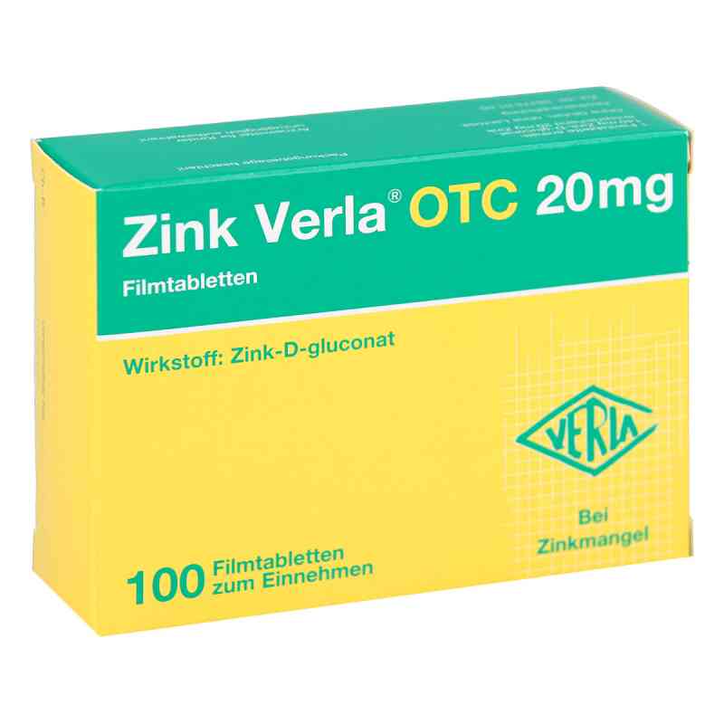 Zink Verla OTC 20mg 100 stk von Verla-Pharm Arzneimittel GmbH & Co. KG PZN 03000549