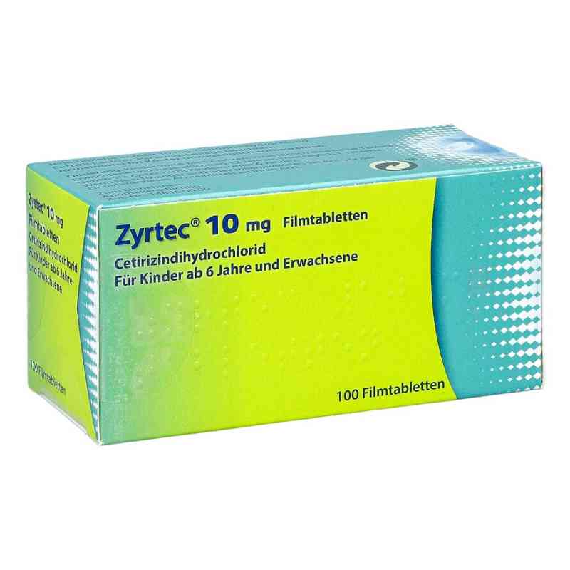 Zyrtec 10mg 100 stk von UCB Pharma GmbH PZN 03738203