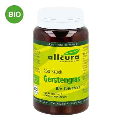 Gerstengras Tabletten Bio 250 stk von allcura Naturheilmittel GmbH PZN 00321508