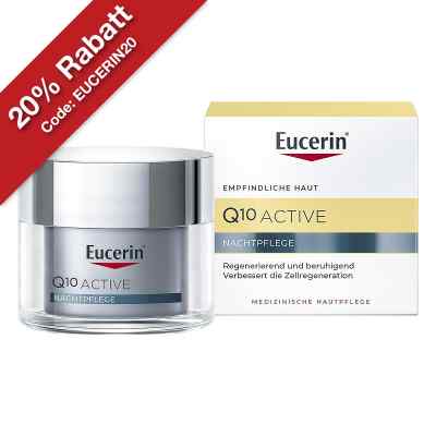 Eucerin Q10 Active Nachtpflege 50 ml von Beiersdorf AG Eucerin PZN 00921421