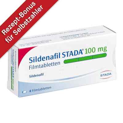 Sildenafil STADA 100mg 4 stk von STADAPHARM GmbH PZN 01795987