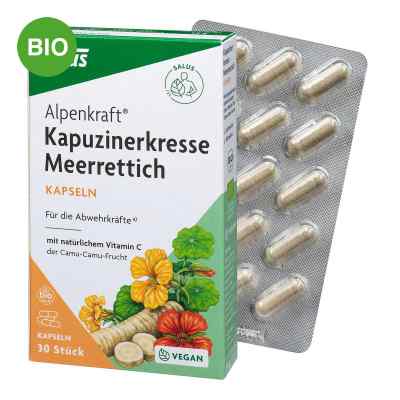 Kapuzinerkresse-meerrettich Kapseln Alpenkraft 30 stk von SALUS Pharma GmbH PZN 08801076