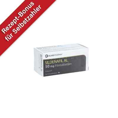 Sildenafil Al 50 mg Filmtabletten 24 stk von ALIUD Pharma GmbH PZN 10187821