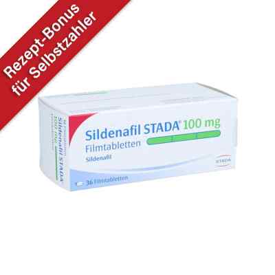 Sildenafil Stada 100 mg Filmtabletten 36 stk von STADAPHARM GmbH PZN 10797028