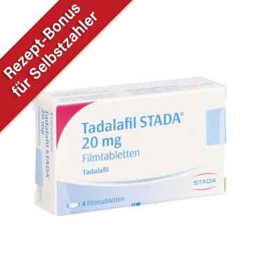Tadalafil Stada 20 mg Filmtabletten 4 stk von STADAPHARM GmbH PZN 12588665