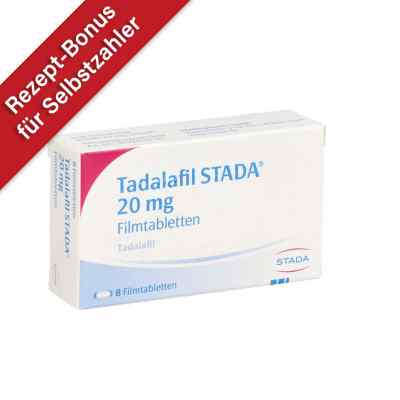 Tadalafil Stada 20 mg Filmtabletten 8 stk von STADAPHARM GmbH PZN 12588694
