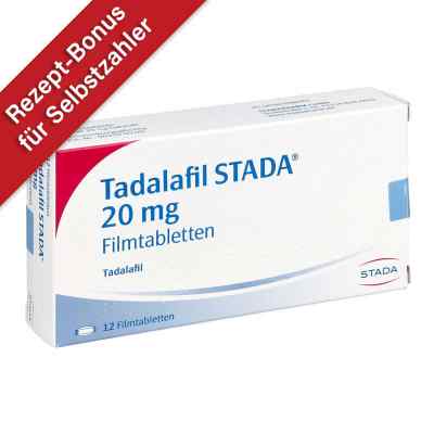 Tadalafil Stada 20 mg Filmtabletten 12 stk von STADAPHARM GmbH PZN 12588702
