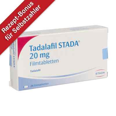 Tadalafil Stada 20 mg Filmtabletten 24 stk von STADAPHARM GmbH PZN 12588719