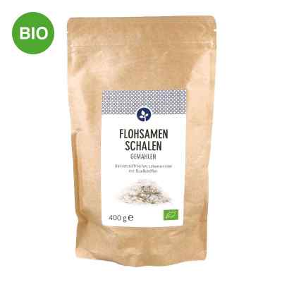 Flohsamenschalen gemahlen Bio Pulver 400 g von Aleavedis Naturprodukte GmbH PZN 12643973
