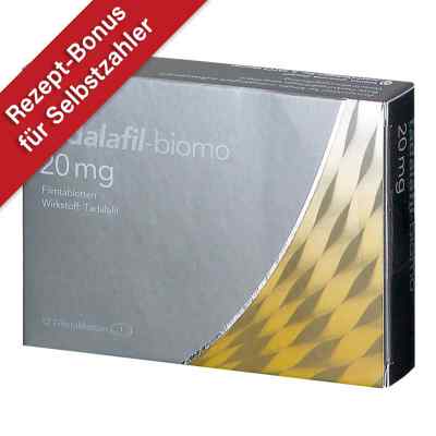 Tadalafil biomo 20 mg Filmtabletten 12 stk von biomo pharma GmbH PZN 12725518