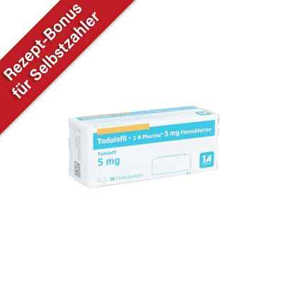 Tadalafil 1a Pharma 5 mg Filmtabletten 28 stk von 1 A Pharma GmbH PZN 13167799