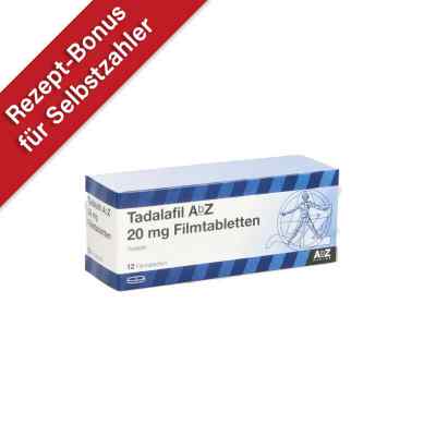 Tadalafil Abz 20 mg Filmtabletten 12 stk von AbZ Pharma GmbH PZN 13168830