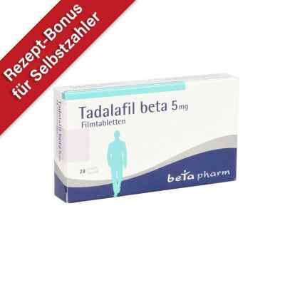 Tadalafil beta 5 mg Filmtabletten 28 stk von betapharm Arzneimittel GmbH PZN 13700029