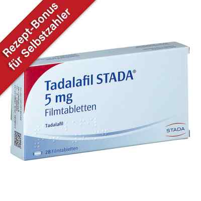 Tadalafil Stada 5 mg Filmtabletten 28 stk von STADAPHARM GmbH PZN 13919012
