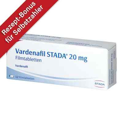 Vardenafil Stada 20 mg Filmtabletten 12 stk von STADAPHARM GmbH PZN 14053744