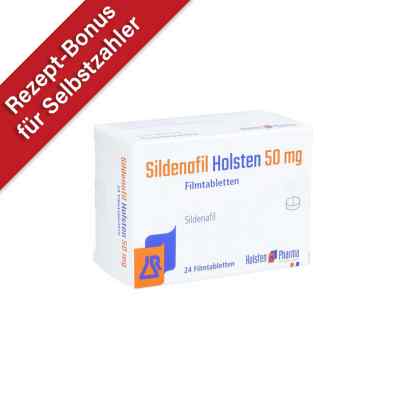 Sildenafil Holsten 50 mg Filmtabletten 24 stk von Holsten Pharma GmbH PZN 14265794