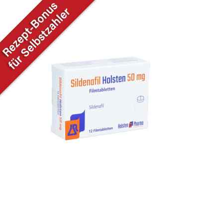 Sildenafil Holsten 50 mg Filmtabletten 12 stk von Holsten Pharma GmbH PZN 14265819