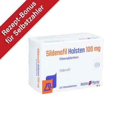 Sildenafil Holsten 100 mg Filmtabletten 24 stk von Holsten Pharma GmbH PZN 14265854