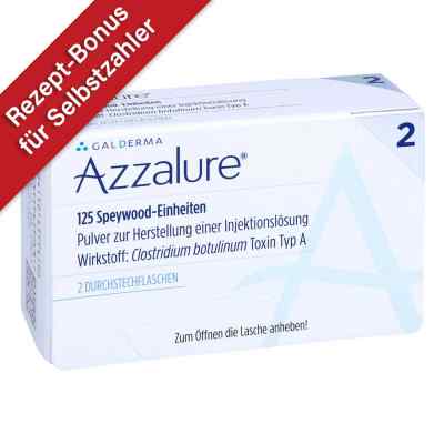 Azzalure 125 Speywood-einheiten P.z.h.e.inj.-l. 2 stk von Galderma Laboratorium GmbH PZN 14399419