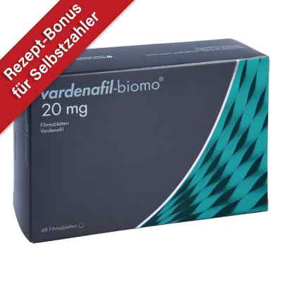 Vardenafil-biomo 20 mg Filmtabletten 48 stk von biomo pharma GmbH PZN 14413295