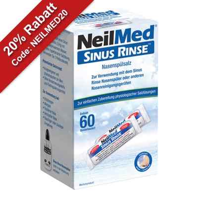 Neilmed® Sinus Rinse Nasenspülsalz Dosierbeutel für Nasendusche